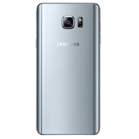Refurbished Samsung Galaxy Note 5 in silver rear view