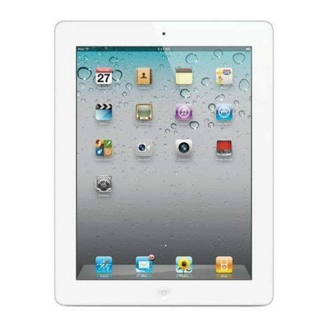 Refurbished Apple iPad 2 in white front view