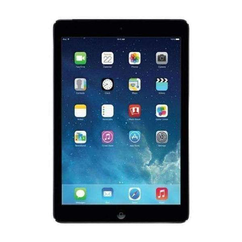 Refurbished Apple iPad Air in Space Grey front view