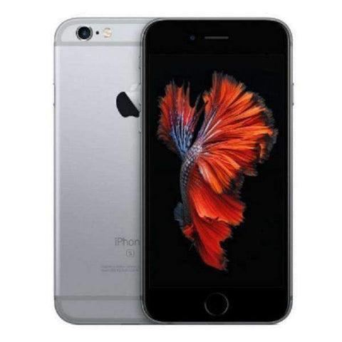Refurbished Apple iPhone 6 Plus in space grey front and rear view