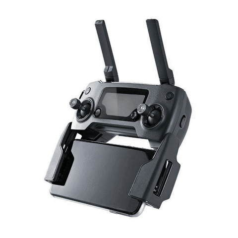 Refurbished DJI Mavic Pro remote control with other parts in left side view