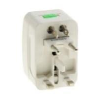 Universal Travel Power Plug Adapter White