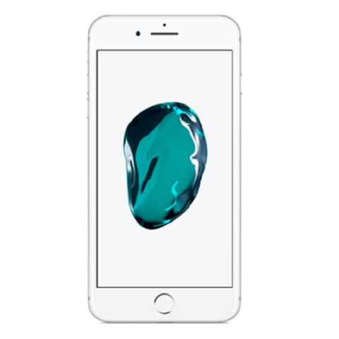 Refurbished Apple iPhone 7 Plus in silver front view
