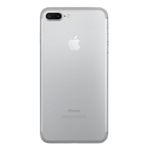 Refurbished Apple iPhone 7 Plus in silver rear view