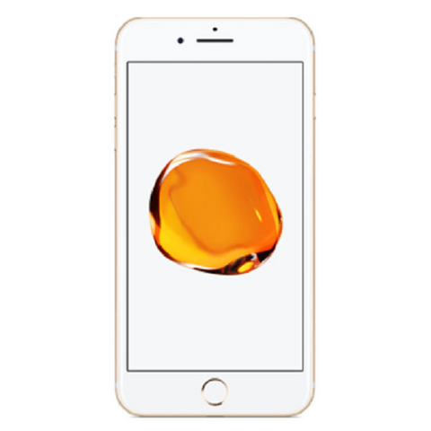 Refurbished Apple iPhone 7 Plus in gold front view