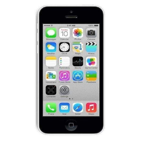 Refurbished Apple iPhone 5C in white front view