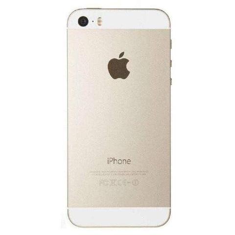 Refurbished Apple iPhone 5S in gold rear view