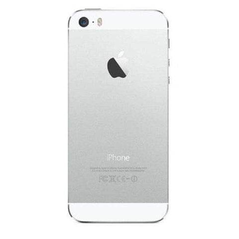 Refurbished Apple iPhone 5S in silver rear view