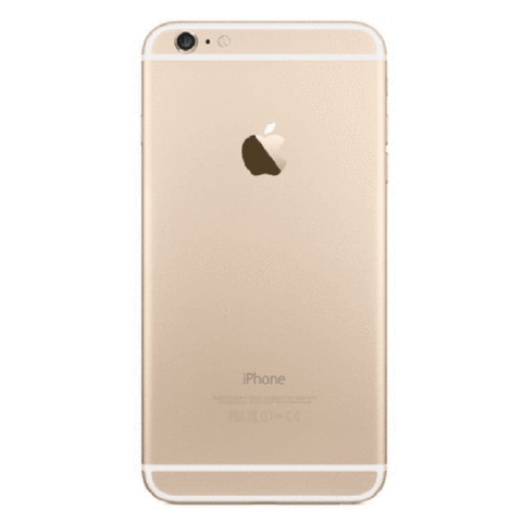 Refurbished Apple iPhone 6 Plus in gold rear view