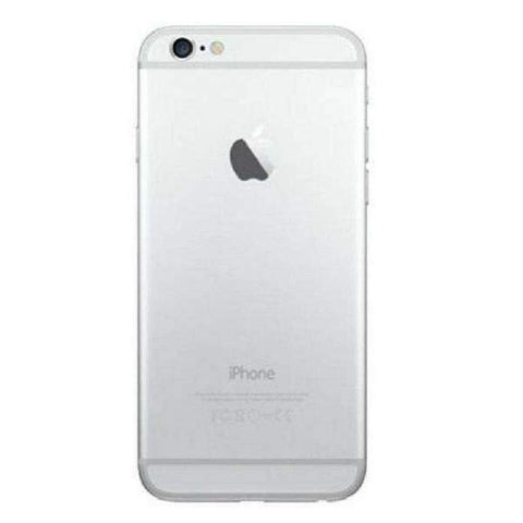 Refurbished Apple iPhone 6 in silver rear view