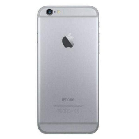 Refurbished Apple iPhone 6 in space grey rear view