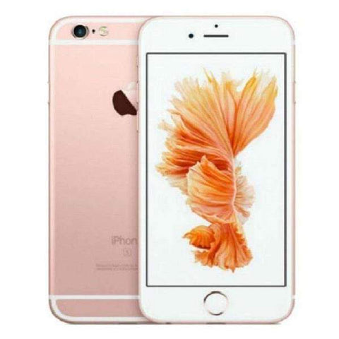 Refurbished Apple iPhone 6 Plus in rose gold front and rear view