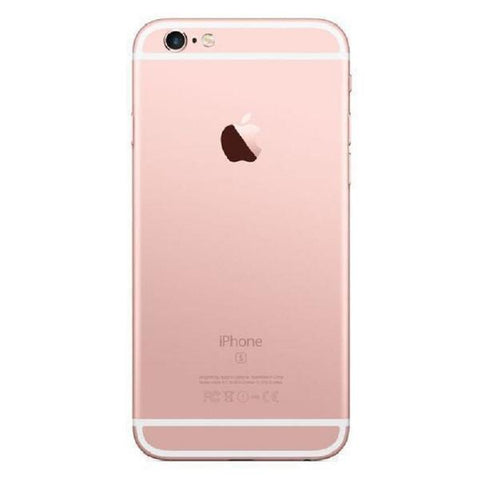 Refurbished Apple iPhone 6S in rose gold rear view