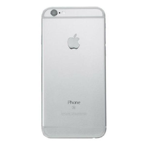 Refurbished Apple iPhone 6S in silver rear view