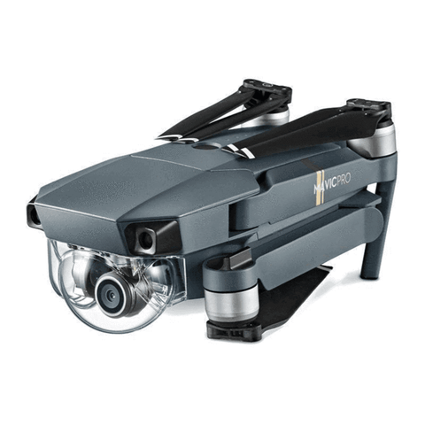 Refurbished DJI Mavic Pro in top side front view