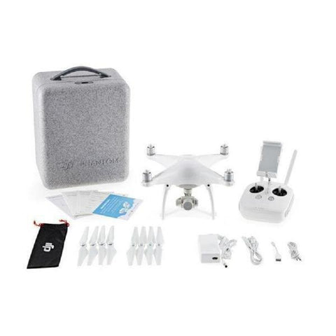 Refurbished DJI Phantom 4 complete set in front view